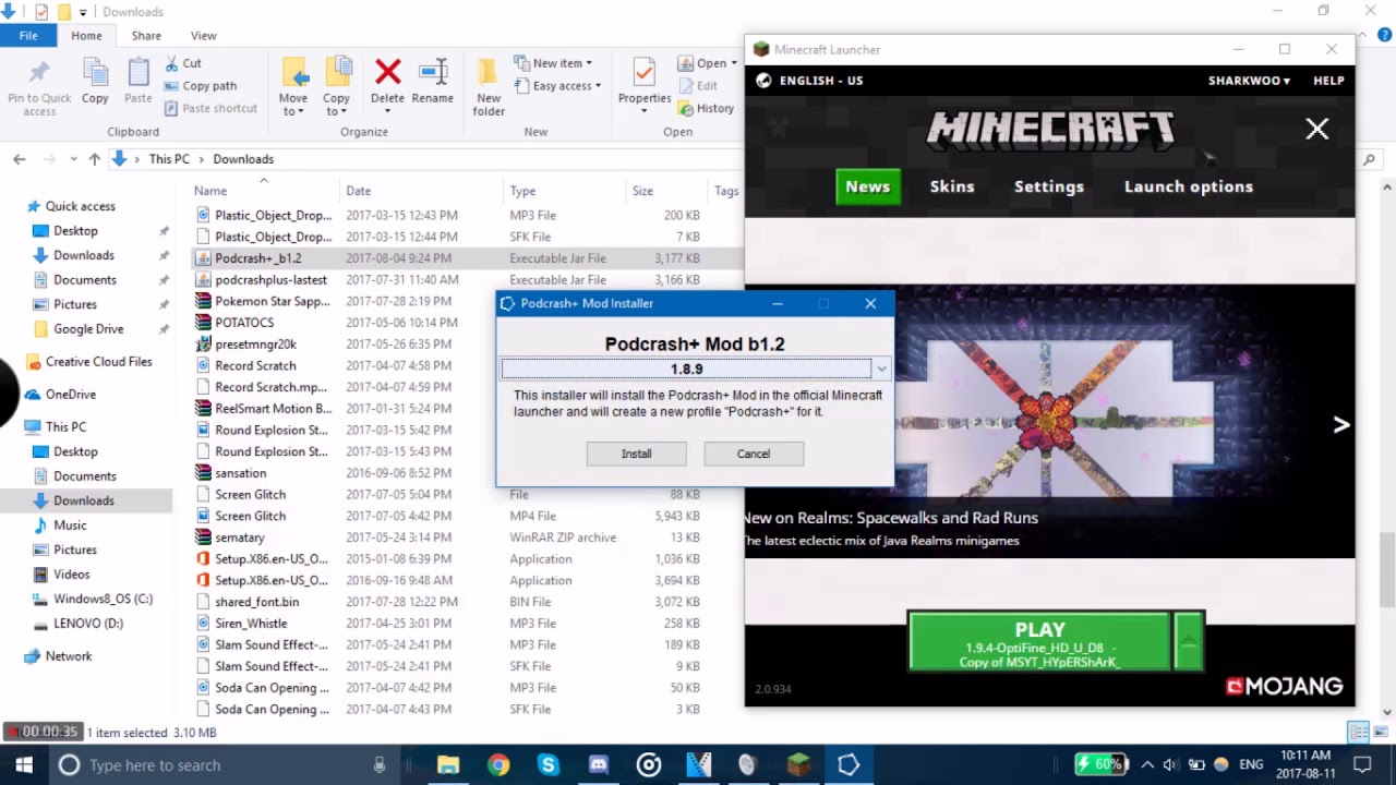 Podcrash Machine Why Certain Versions Are Not Showing When Installing Podcrash (Podcrash ...