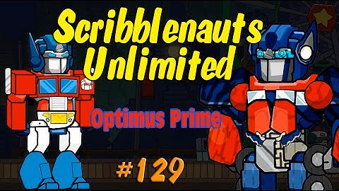 Scribblenauts Unlimited 129 Optimus Prime in Object Editor