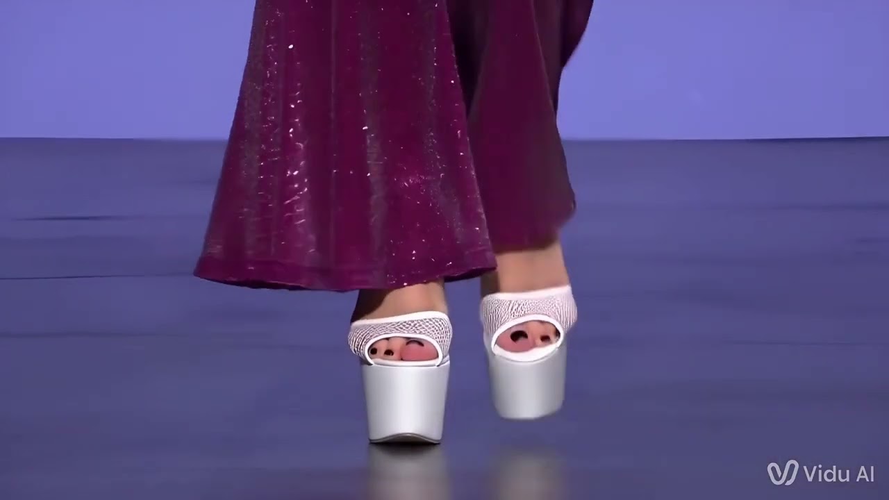 Walking With White Heel Wedges