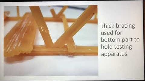 Structures 1 Group Video Presentation - spaghetti bridge