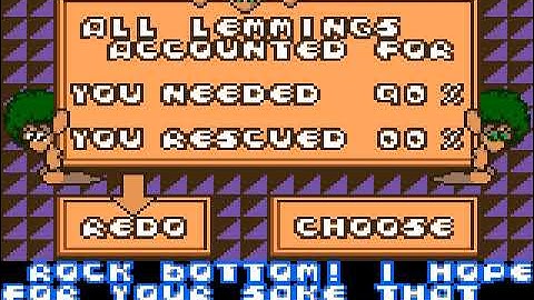 (Gameplay - 635) Lemmings (Gameboy Color - 18)