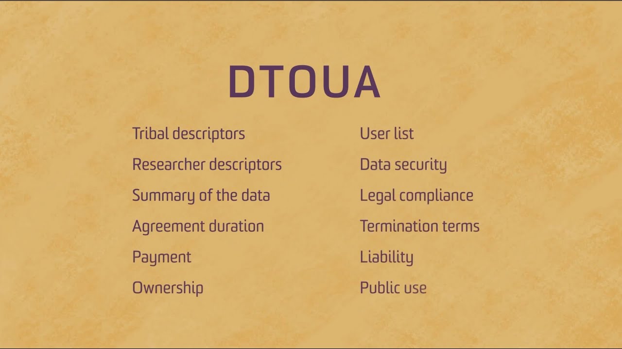 D4I Tribal Data Repository - Research Contracts and Partnerships with Tribal Nations