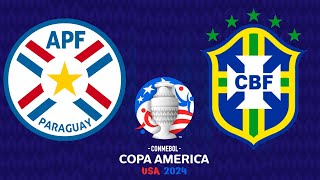 Pronostico PARAGUAY VS BRASIL  - COPA AMERICA 2024