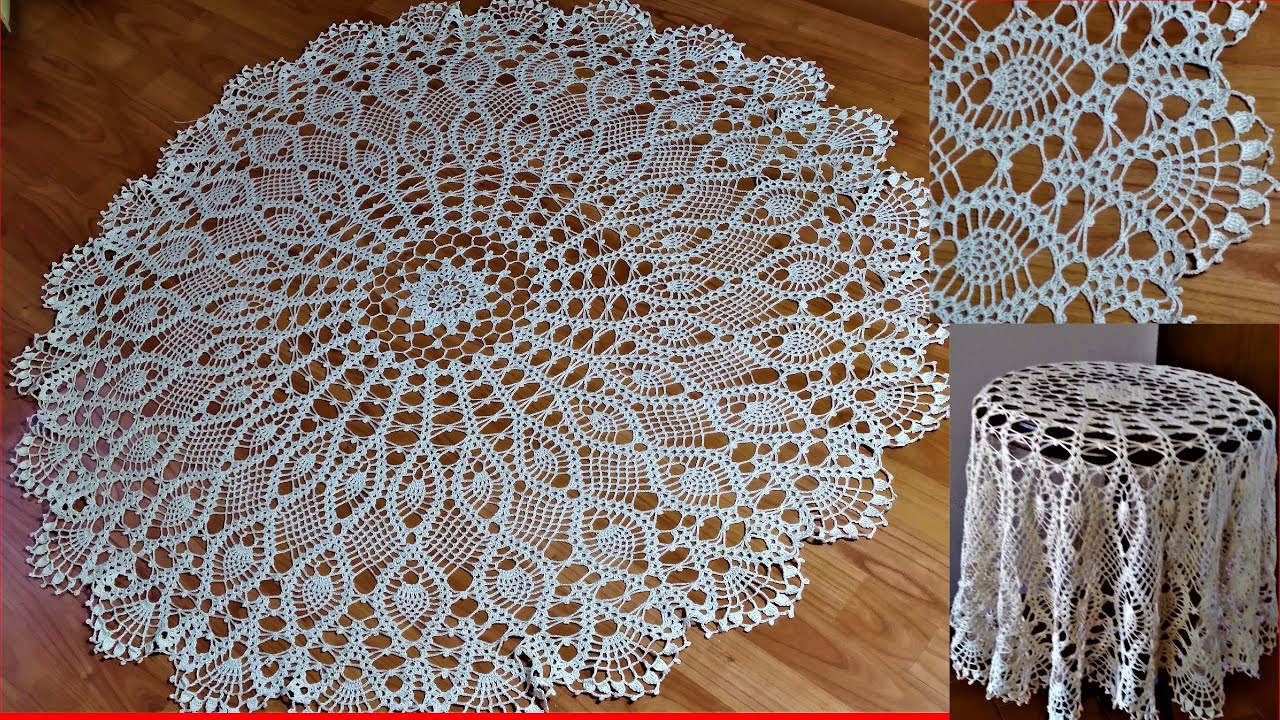 TAPETE O MANTEL BELLISIMO. Cuarta Parte. bis Vuelta 53