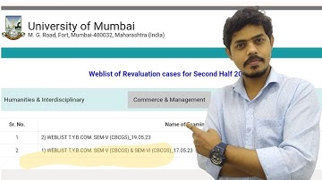 How to check revaluation result 2023 TYBCOM Sem-5 & Sem-6 l Mumbai University l Mukund Sir