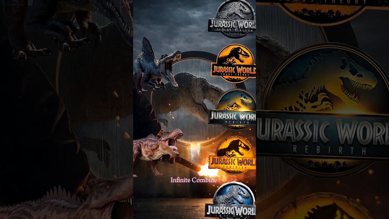 CC Spinosaurus & CC Tarbosaurus VS Jurassic World Rebirth & All Dinosaurs.