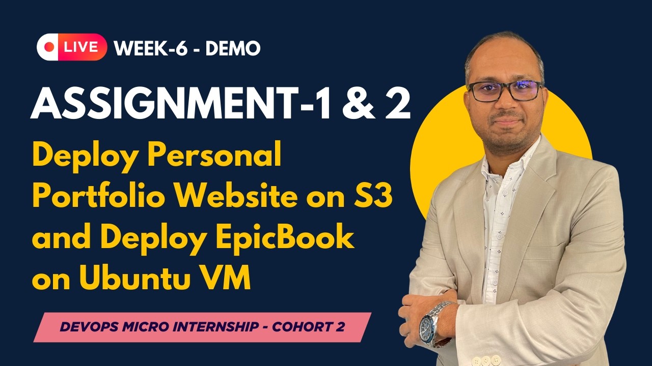 Live Demo Session: Week 6 Assignments 1 & 2 - YouTube