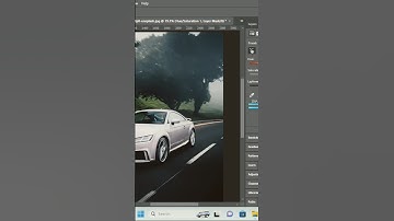 Change car color to white in photoshop  #shorts #photoediting #photoshop