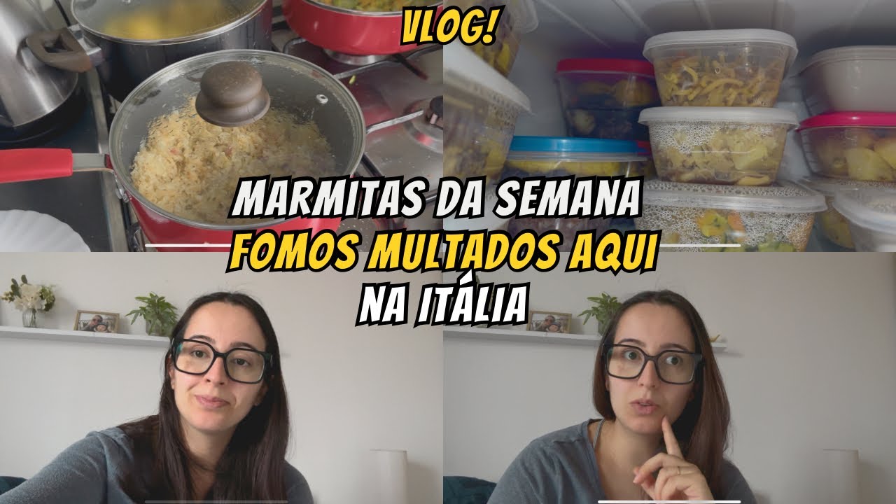 Fomos multados | a história completa | era pra ser um vlog normal de preparo de marmitas da semana