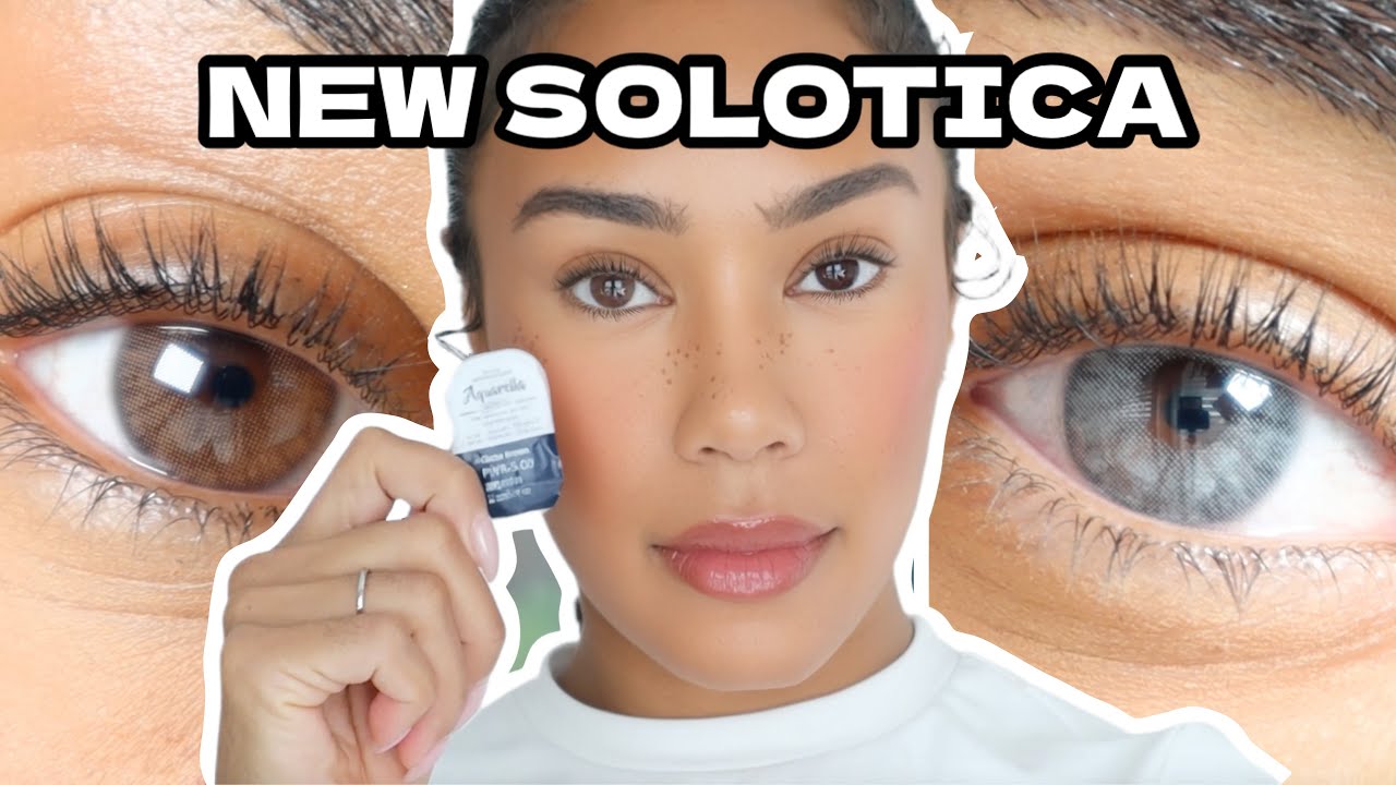НОВИНКА Granite Blue и Cocoa Brown от Solotica! Обзор на тёмные глаза