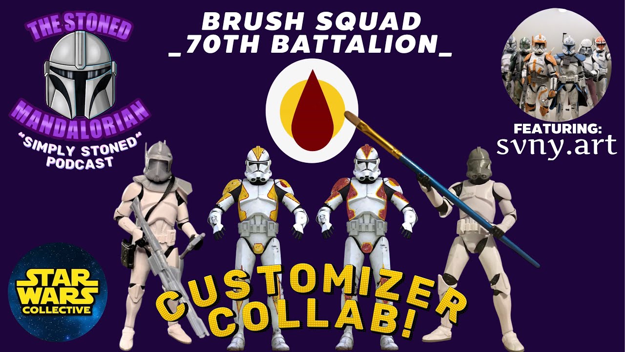Simply Stoned 10-Black Series Customs & More! Featuring SVNY.ART Of The Brush Squad_70th Battalion_