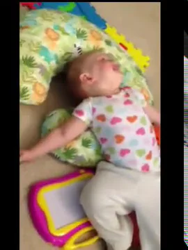 Clara starting to walk