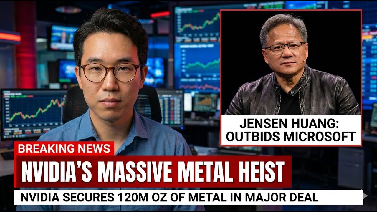 NVIDIA’S “METAL HEIST” Jensen Huang Outbid Microsoft for 120M Oz  Jake Tapper