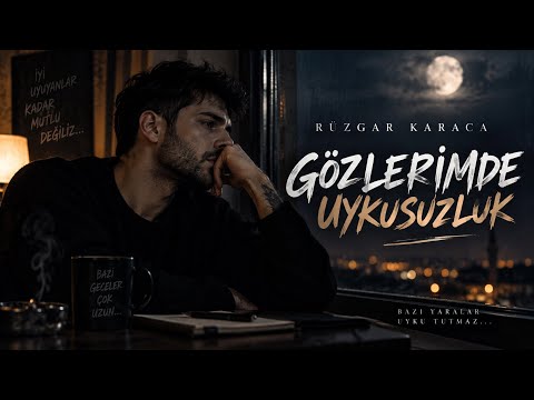 Rüzgar Karaca – Gözlerimde Uykusuzluk | Geceler Beni Hiç Uyutmadı… 🌙🖤