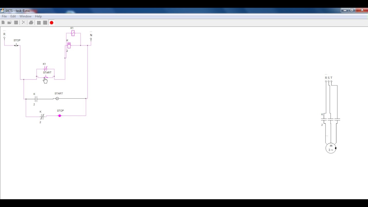 EKTS indication lamps with timer EXAMPLE - YouTube
