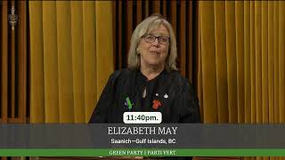 Elizabeth speaks in emergency debate on wildfires across Canada