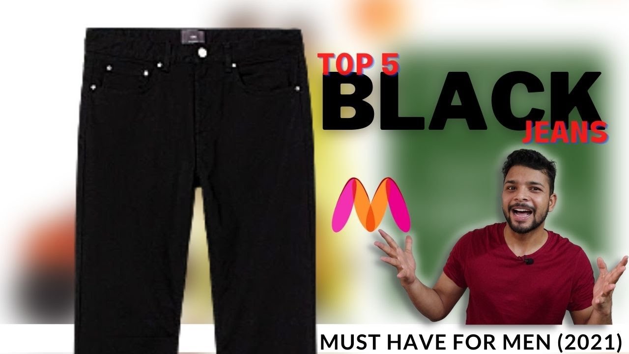 Best 5 Black Jeans for men (2021) | Under 2000 Best Jeans men online in India | Dev Talks - YouTube