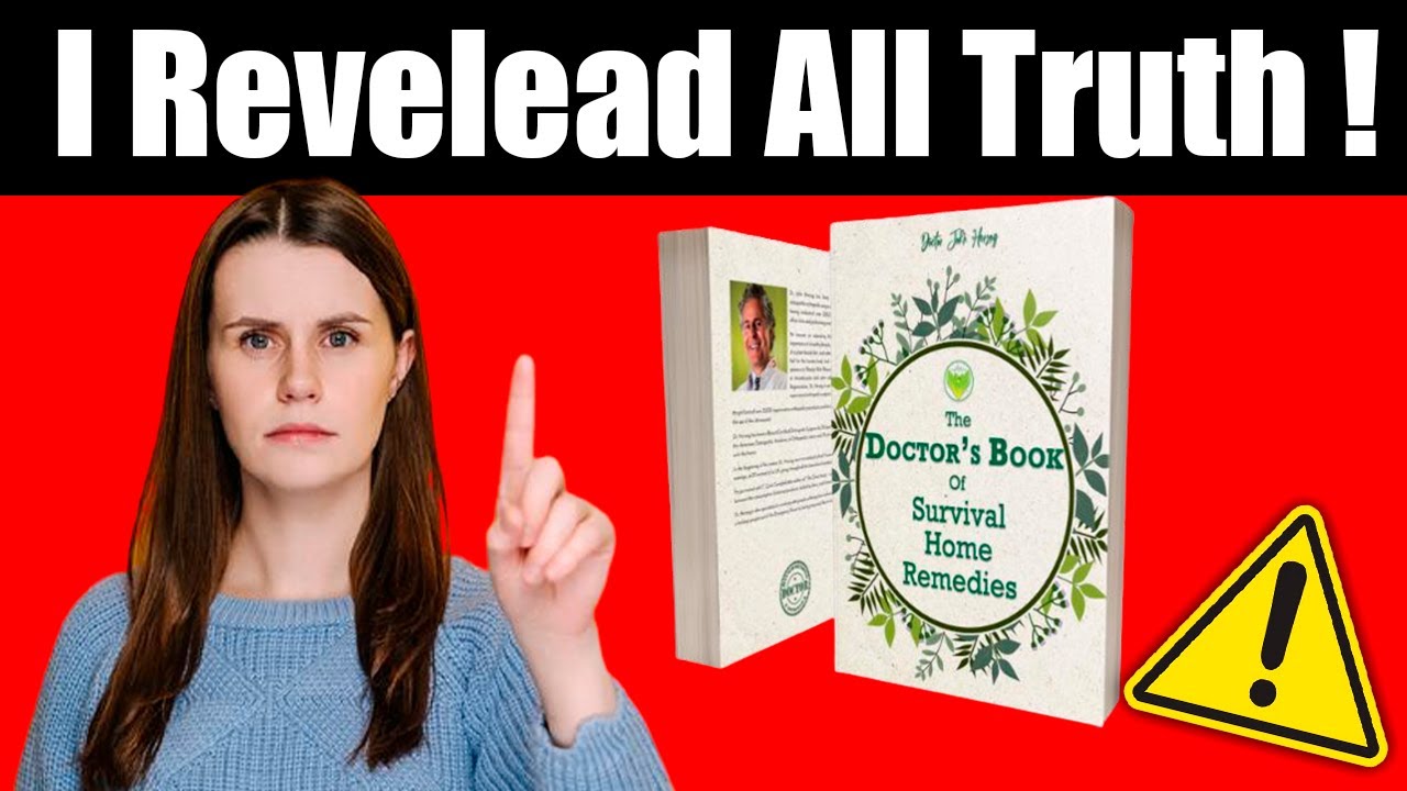 Doctor's Book of Survival Home Remedies - That Nobody Tells You! Really Works ? Doctor's Book Review