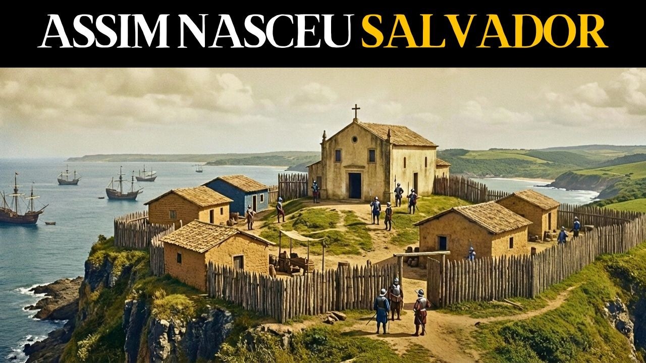 Assim foi fundada SALVADOR (Reconstruído com IA)