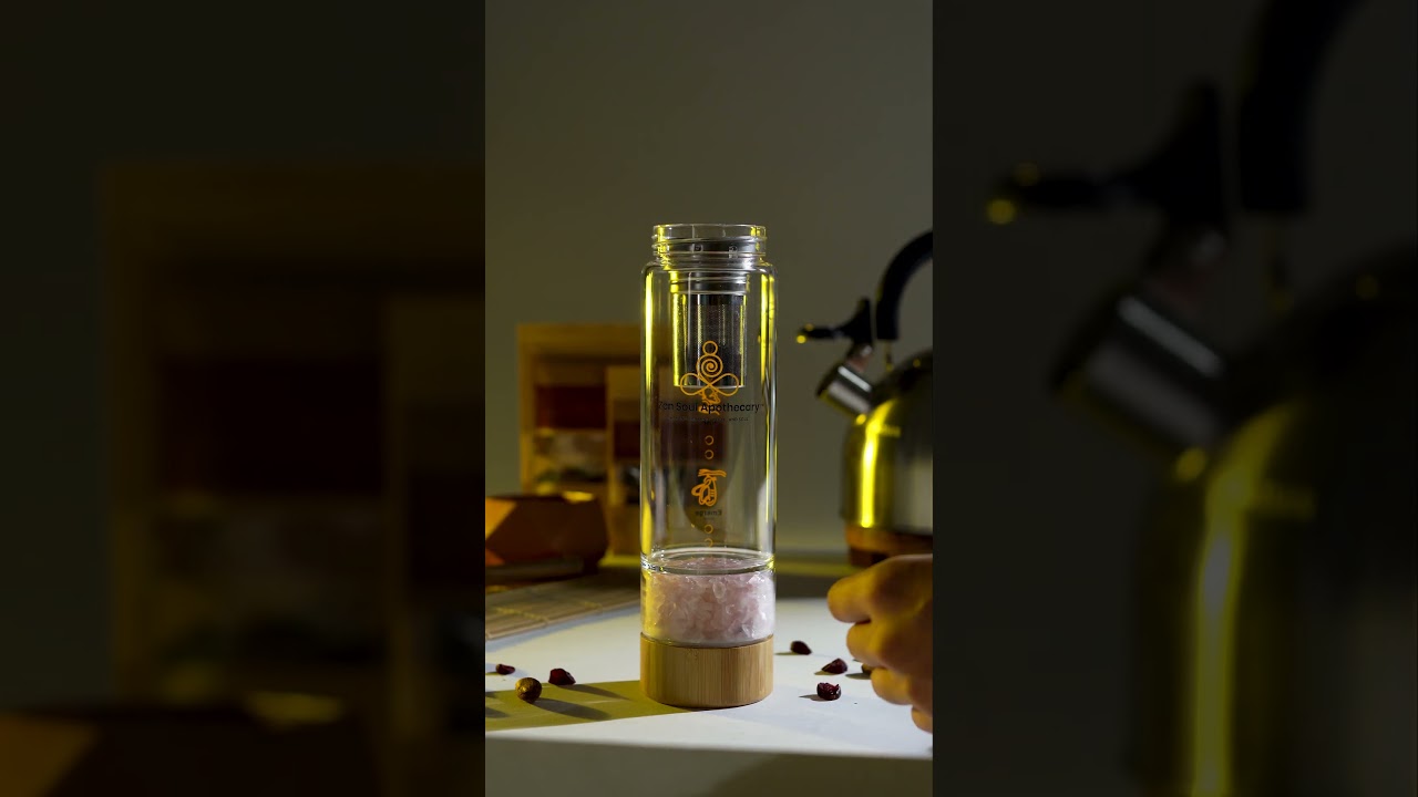 Chakra Balancing Crystal Elixir Water Bottle