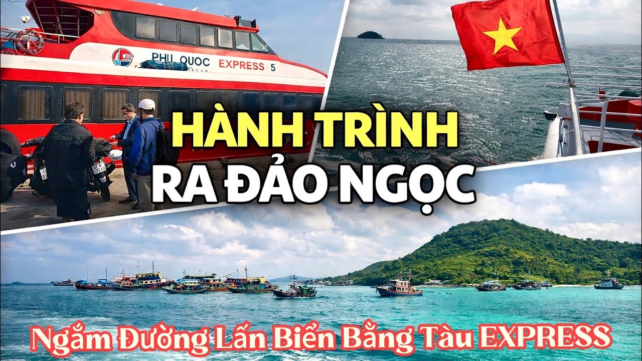#1 PHÚ QUỐC : HƯỚNG DẪN Đi Tàu Phú Quốc EXPRESS| Khám Phá Chợ Cá Hải Sản Hà Tiên Sáng Sớm. 