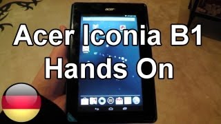 Acer Iconia Tab B1 Kurztest auf der CES