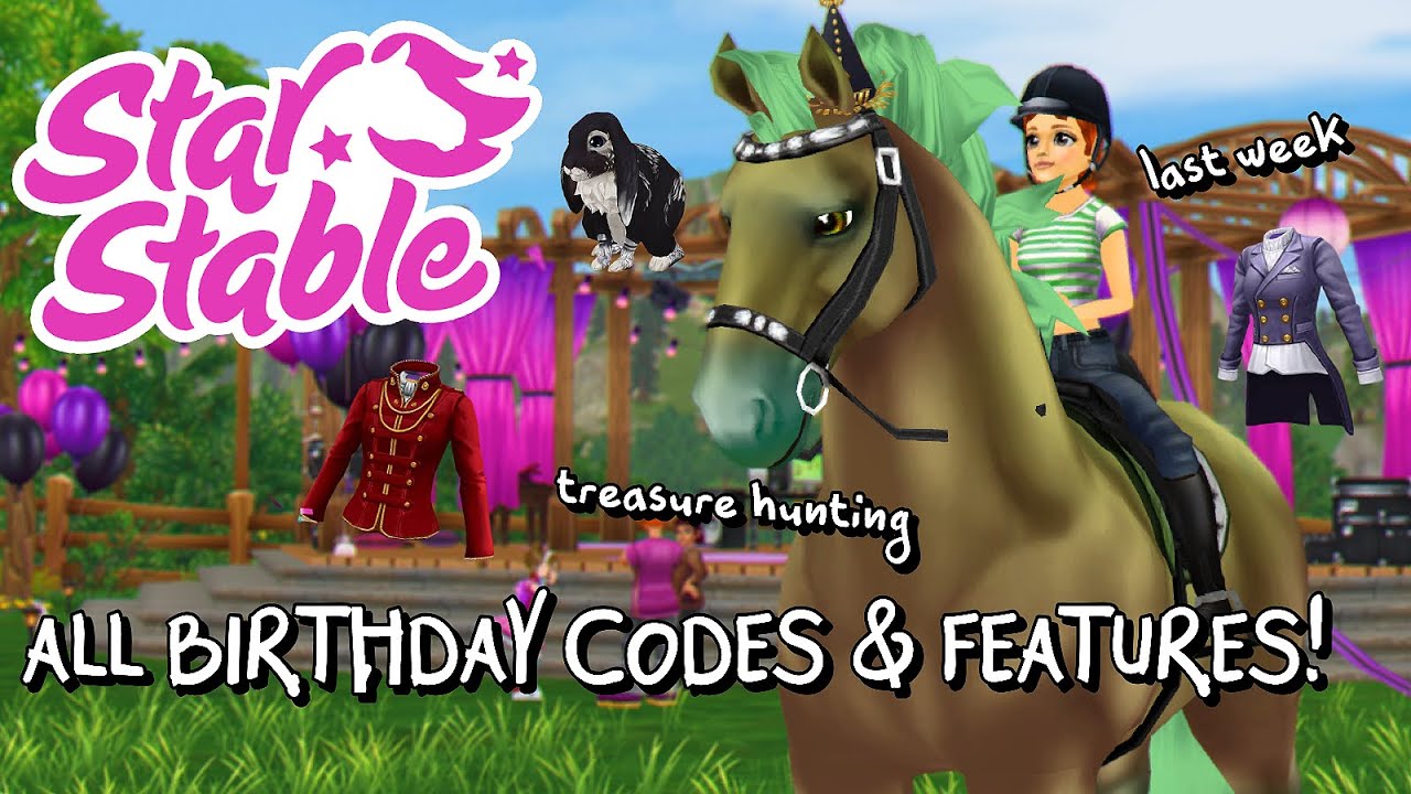 ALL Birthday Features, Codes & TREASURE HUNTING!💰🎉💖 Star Stable Online