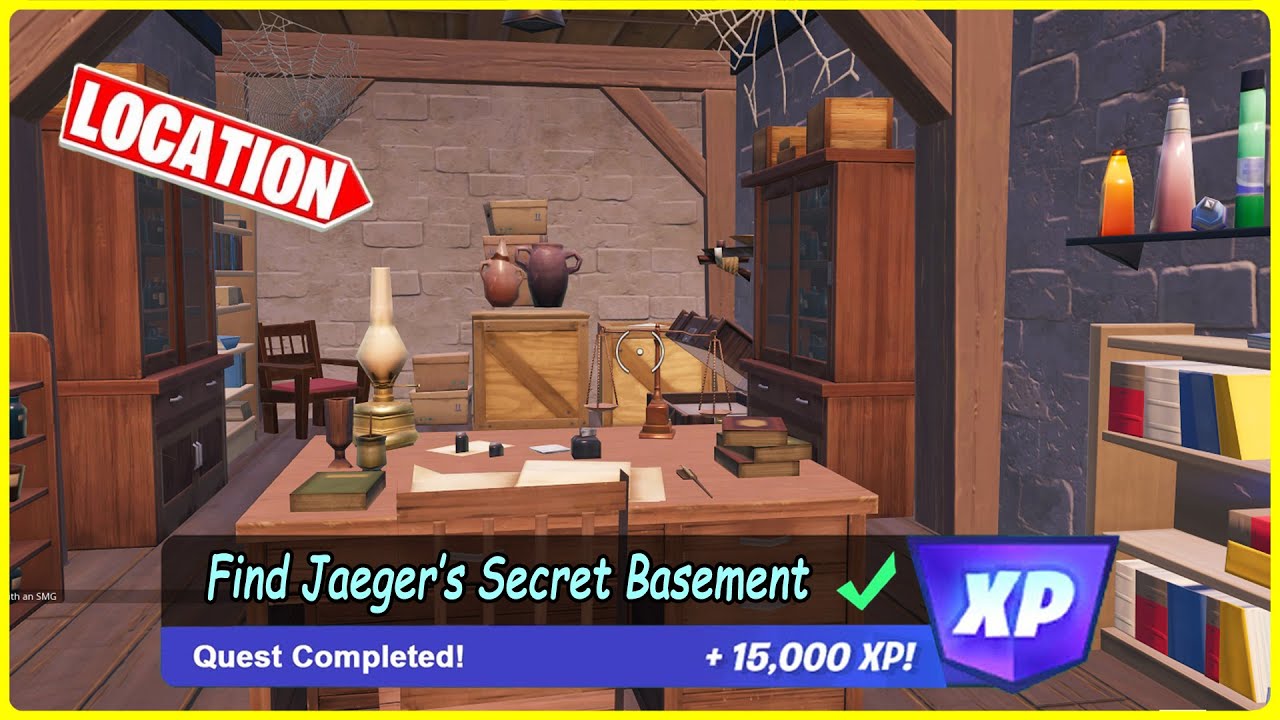 Find the Jaeger's Family Basement in Anvil Square Fortnite YouTube