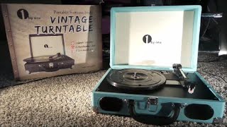 1byone portable turntable