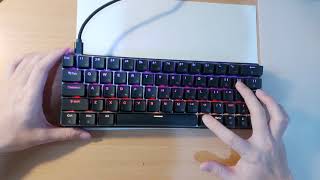 Geek GK64 Unboxing and typing test