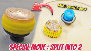 THIS beyblade split into 2 during the BEYBLADE battle | SPECIAL MOVE?