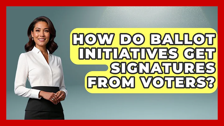 How Do Ballot Initiatives Get Signatures From Voters? - First Time Voter Expert