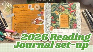 2026 Reading Journal Set Up