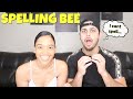 SPELLING BEE CHALLENGE.. HUSBAND VS WIFE!