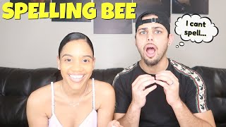 SPELLING BEE CHALLENGE.. HUSBAND VS WIFE!