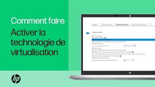 Comment activer la technologie de virtualisation sur les PC portables HP | Catégorie produit