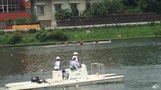 20160626 東日本選手権 M4+(S師岡、佐藤、埜村、B矢島、cox小森谷) 伴走ビデオ