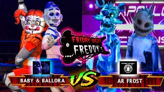 SISTER LOCATION vs FNAF AR SPECIAL DELIVERY: AR FROST ON FRIDAY NIGHT FREDDY'S