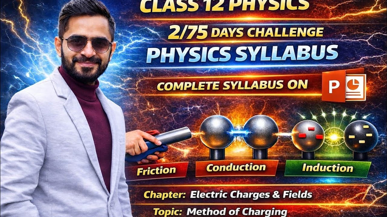 METHOD OF CHARGING || 2/75 DAYS OF CHALLENGE || PHYSICS CLASS 12 CHAPTER 1 || ELECTRIC CHARGES AND..