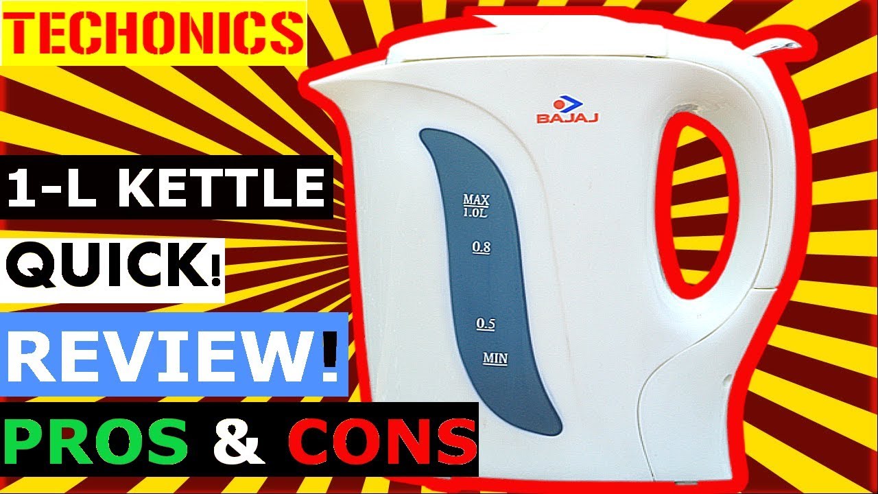 bajaj electric kettle 1l non strix