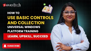 How to use Basic Controls and collection | Universal Windows Platform Training | ZaranTech DotCom