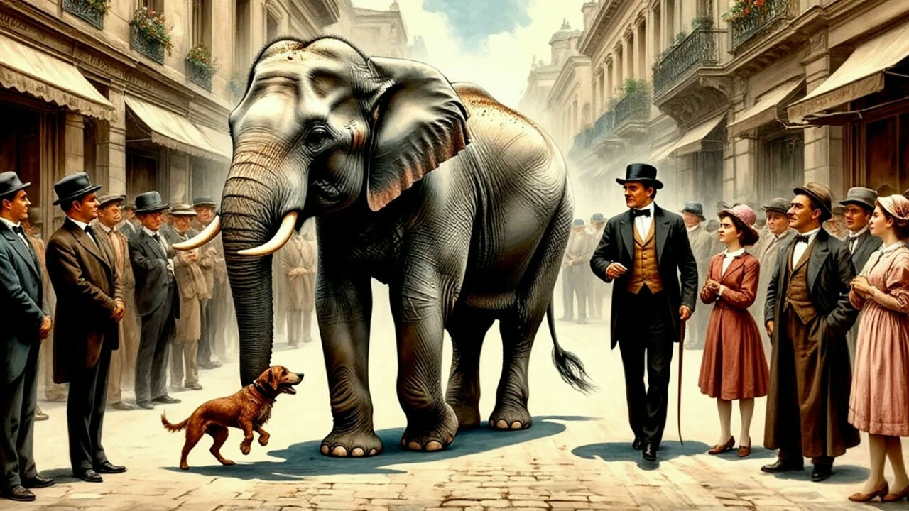 Басня И.А.Крылова "Слон и Моська"