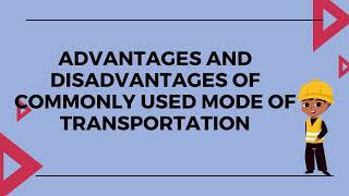 HIGHWAY AND RAILROAD ENGINEERING - Topic 1