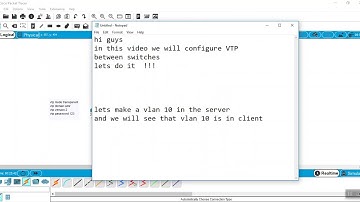 vtp configuration in cisco packet tracer (CCNA-switch)