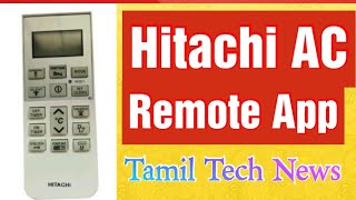 Hitachi Ac Remote App in Tamil - Remote Control For Hitachi Air Conditioner