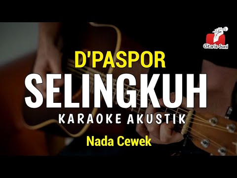 Selingkuh - D'paspor ( Karaoke Akustik ) Lacy Band || Nada Cewek