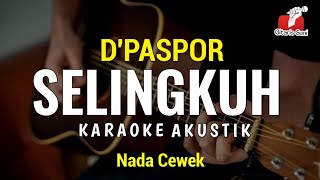 Selingkuh - D'paspor ( Karaoke Akustik ) Lacy Band || Nada Cewek