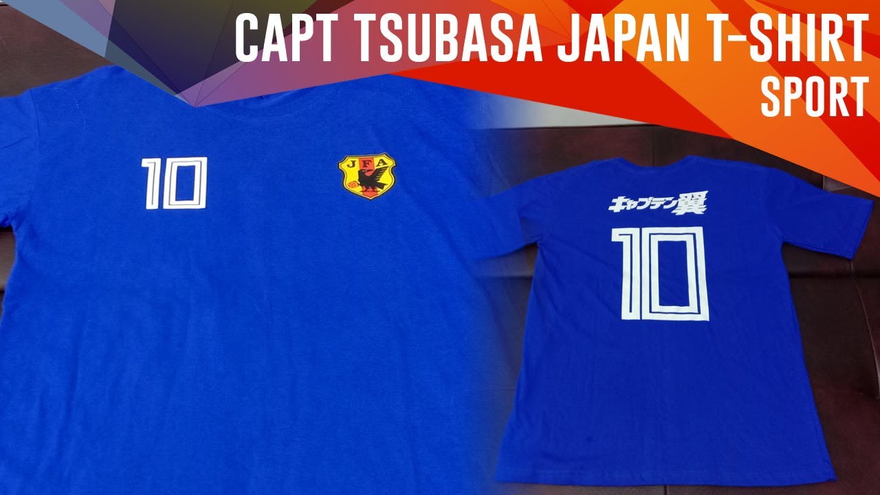 Review Captain Tsubasa キャプテン翼 T Shirt Oozora 大空 翼 Jfa サッカー日本代表 Merchandise Samurai Blue サムライ ブルー Youtube