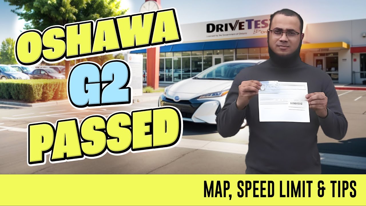 Oshawa G2 Driving Test Route | With Tips, Speed Limit, Road Name & Map