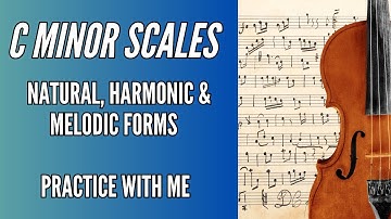 C Minor Scale for Viola // Natural, Harmonic, and Melodic Forms // Practice with Me